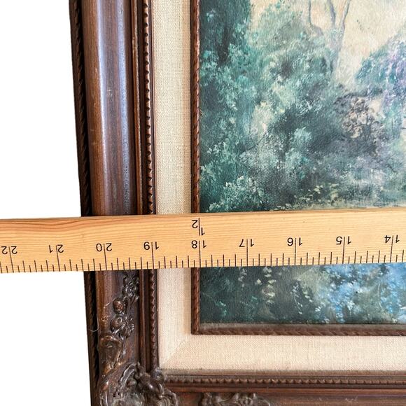 Marty Bell Larkspur Cottage Limited Edition Lithograph Canvas Print #537/900 - Picture 15 of 15